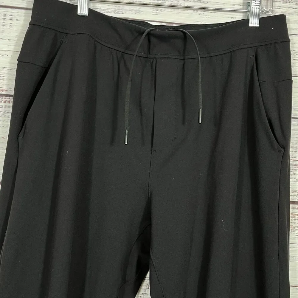 Lululemon Discipline Pant Men’s XL Black Performance Stretch Gym Sweatpants Logo